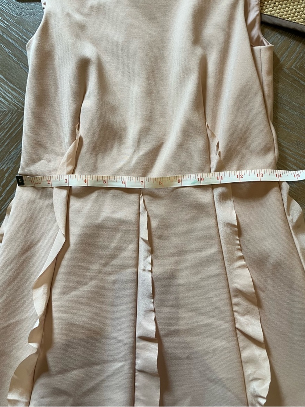 Valentino Spa Pink Ruffle Skirt Dress, Sz 40 (US Small  4-6) - Picture 6 of 9